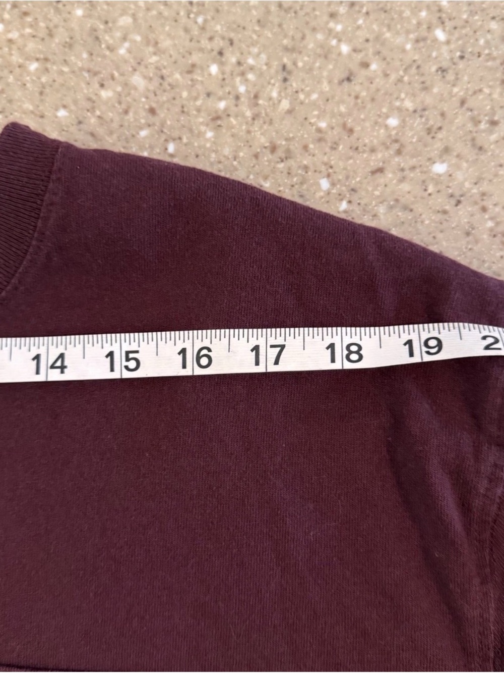 Carhartt Men’s Maroon Long-Sleeve Pocket Tee - Picture 5 of 9